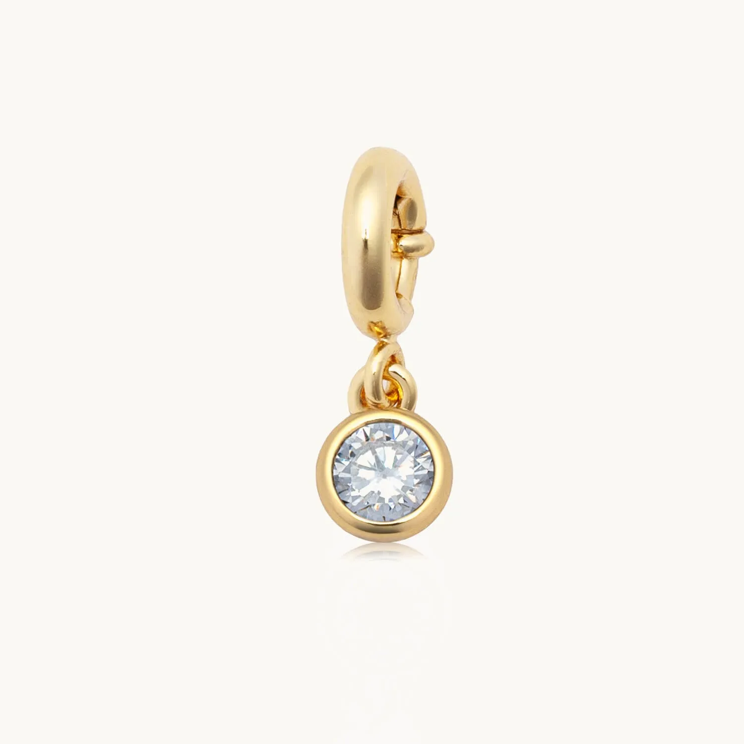 April Birthstone Charm