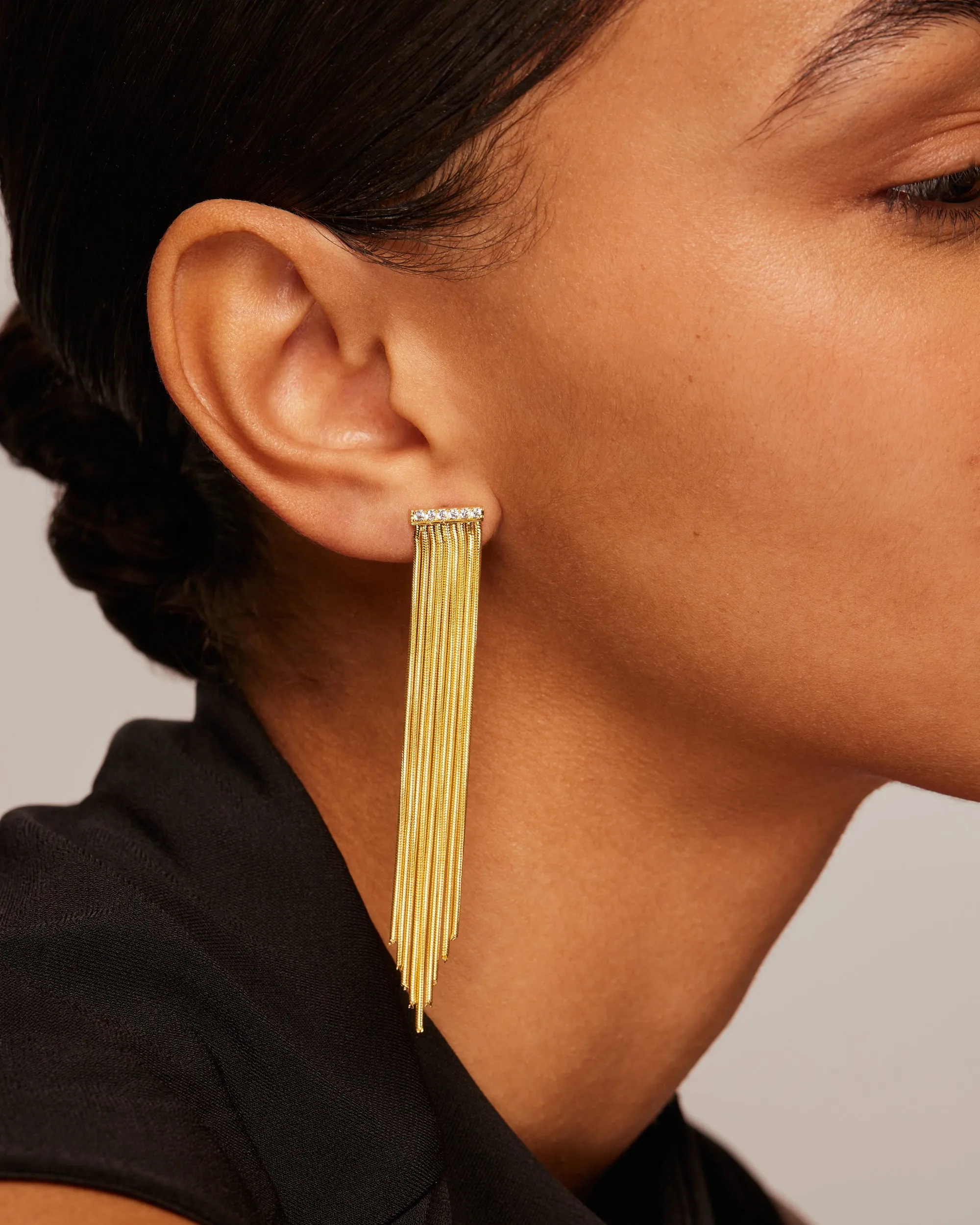 Bar Tassel Earrings
