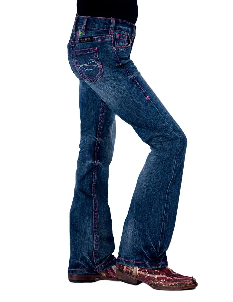 Cowgirl Tuff Girls Ride Fast Jeans