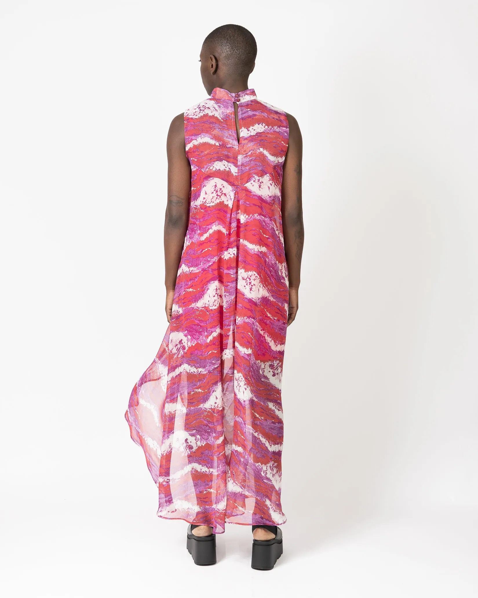 Earth Intruders | Silk Wrap Mumu