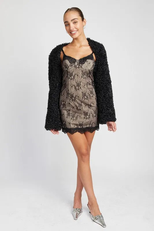 Emory Park FAUX FUR BOLERO