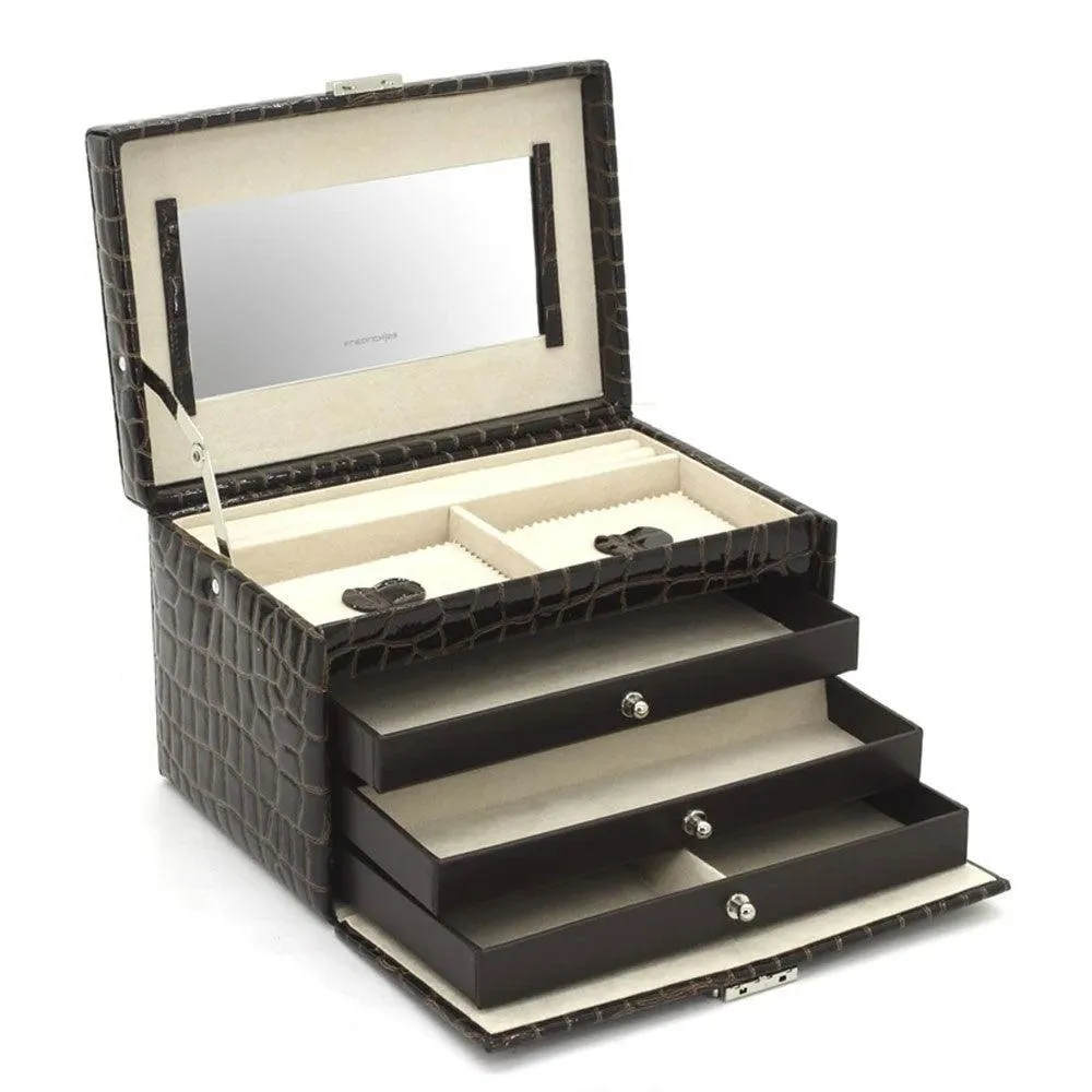 Friedrich23 jewelry box23 Dark Brown coconut printing 23254-34