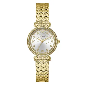Guess Bejeweled Enchantment Bejeweled Gold-Tone Analogue Women's Watch GW0763L2