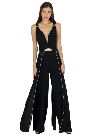 Katerina Grace V-Neck Jumpsuit