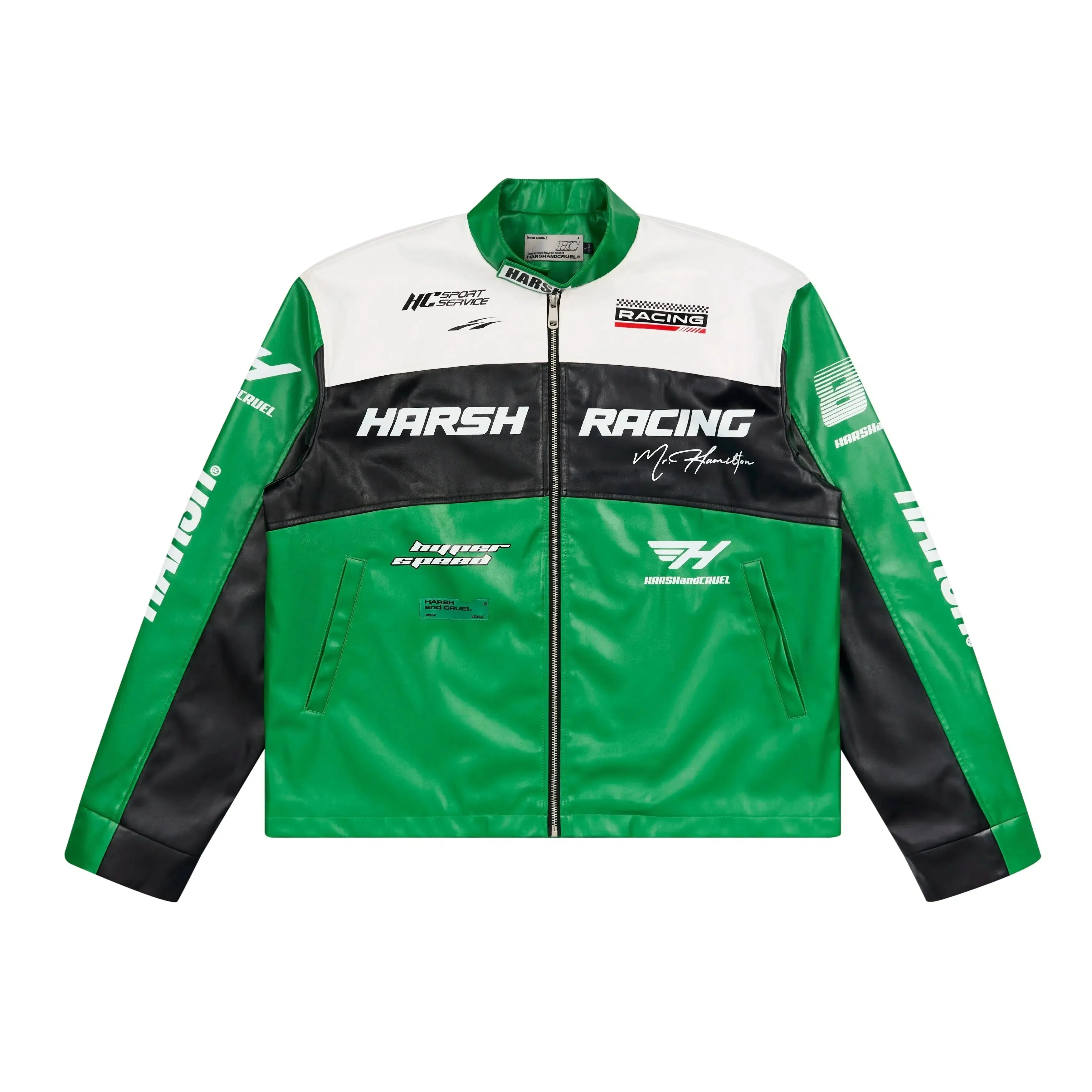 Leather Racing Motorcycle Jacket
