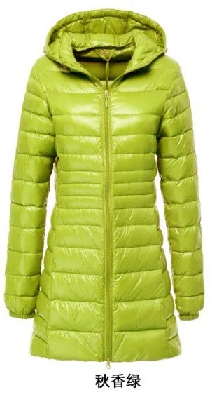 NewBang Brand 6XL 7XL Plus Long Down Jacket Women Winter Ultra Light Down Jacket Women With a Hood Down Coat Female Big Size