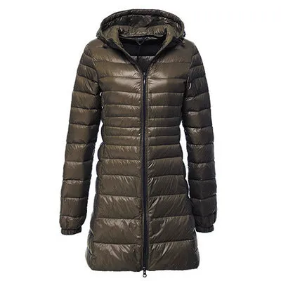 NewBang Brand 6XL 7XL Plus Long Down Jacket Women Winter Ultra Light Down Jacket Women With a Hood Down Coat Female Big Size