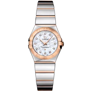 Omega Constellation 24 mm, steel - red gold on steel - red gold