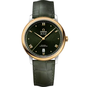 Omega De Ville Prestige 39.5 mm, steel - yellow gold on leather strap
