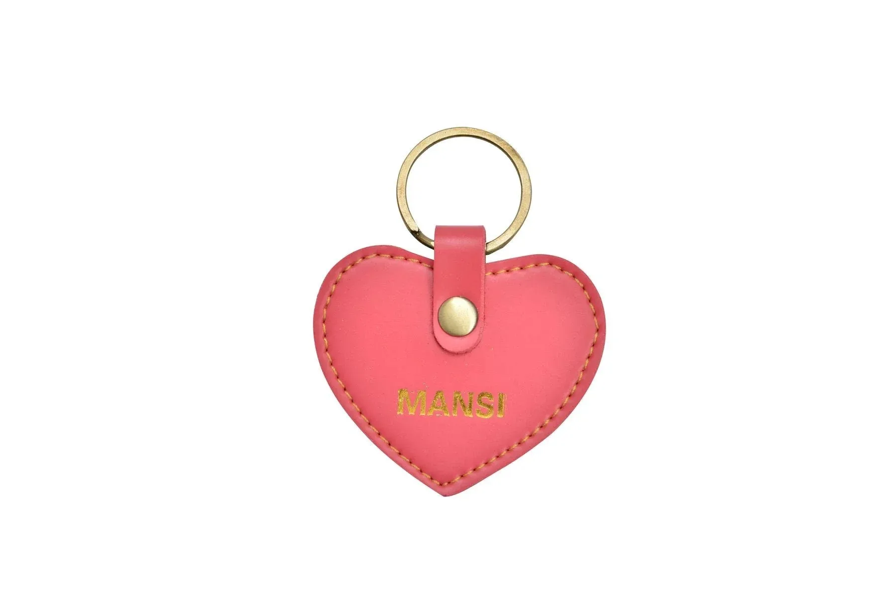 Pack of 2 Personalized Stylish Heart Keychain