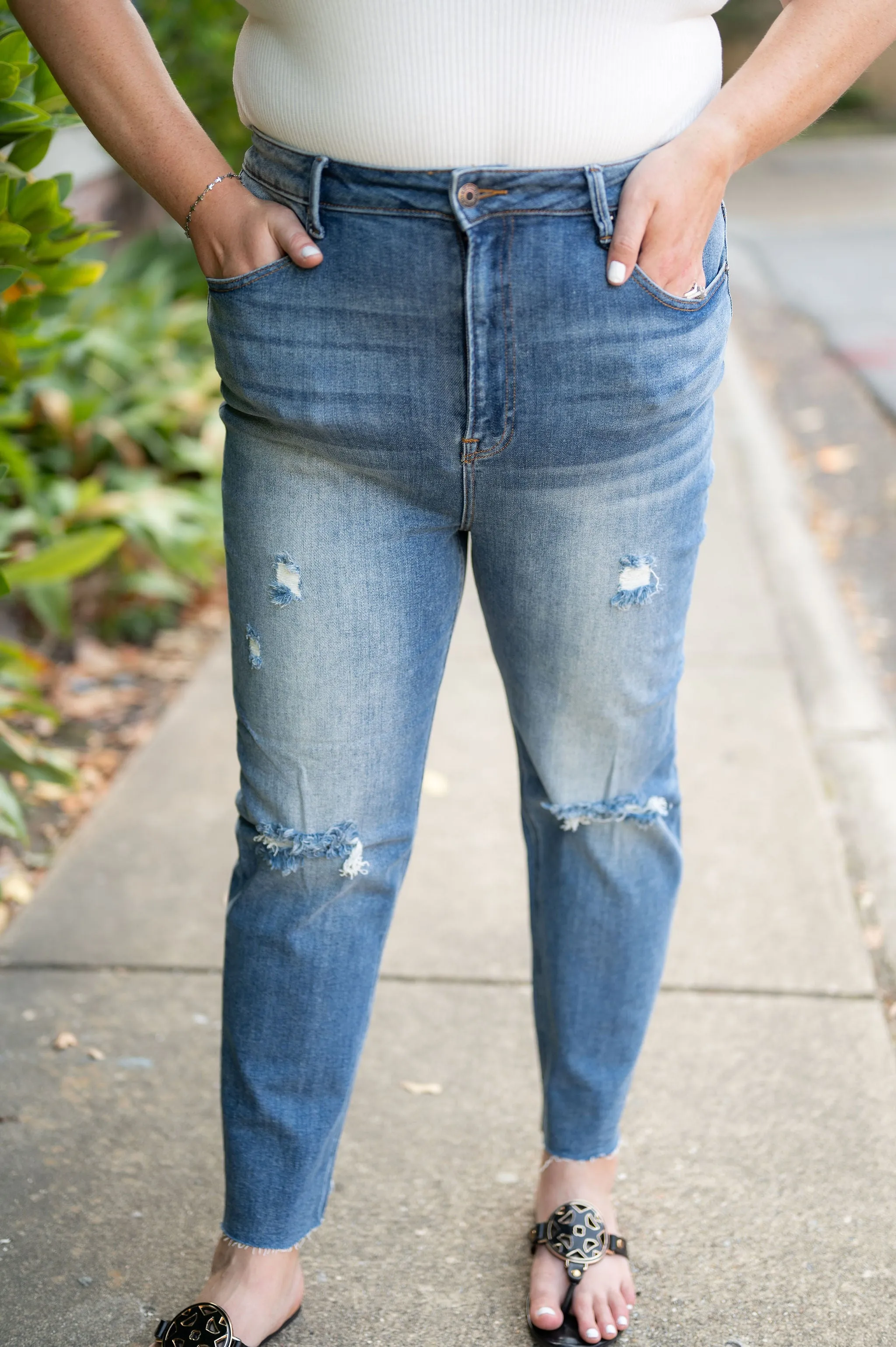 Risen Relaxed Fit Skinny Jeans