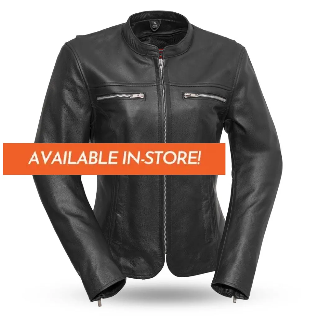 Roxy - Women's Leather Motorcycle Jacket - Extreme Biker Leather