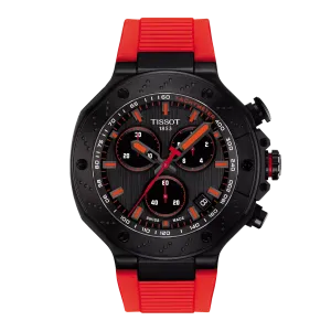 Tissot T-Race 45mm Quartz Chronograph Red Men's Watch T1414173706101