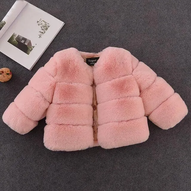 Warm  Faux Fur jacket - Priority Shipping