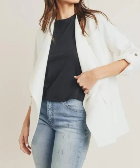 Waterfall Blazer - Off White