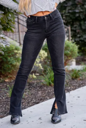 Winsome Mid Rise Slim Boot Cut