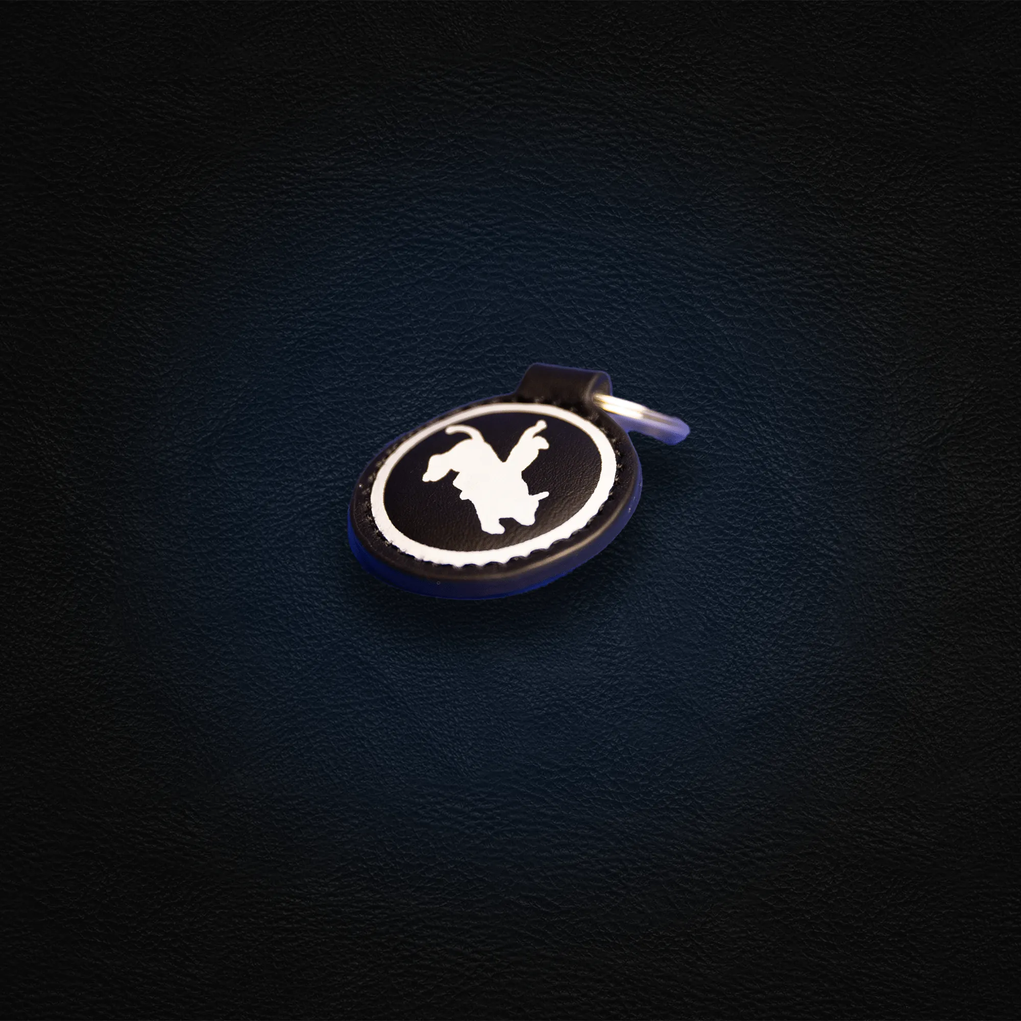 WWA Leather Logo Keychain